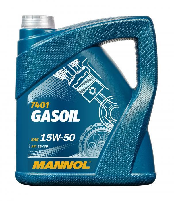 Mannol MN7401-4 Engine oil Mannol 7401 Gasoil 15W-50, 4L MN74014