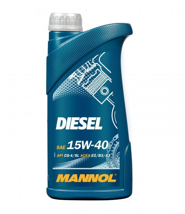Mannol MN7402-1 Motor oil MANNOL 7402 Diesel 15W-40 ACEA A3/B4, API CH-4/SL, 1 l MN74021