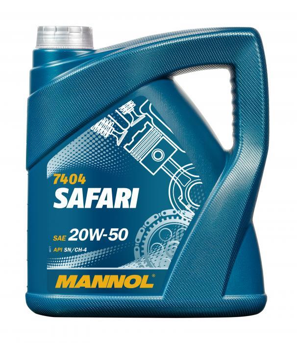 Mannol MN7404-4 Engine oil Mannol 7404 Safari 20W-50, 4L MN74044
