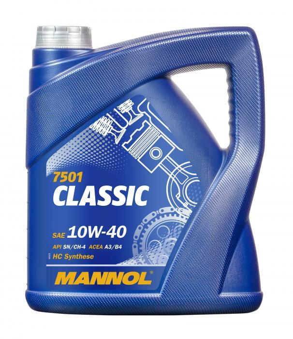 Mannol MN7501-4 Engine oil Mannol 7501 Classic 10W-40, 4L MN75014