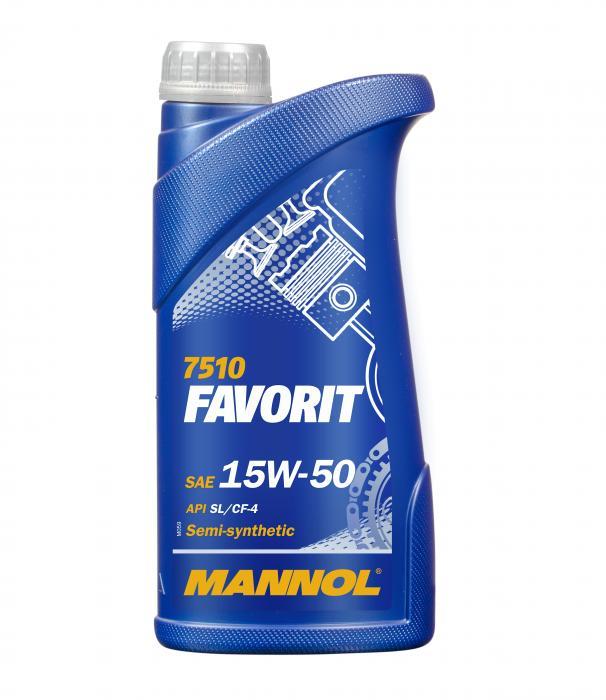 Mannol MN7510-1 Engine oil Mannol 7510 Favorit 15W-50, 1L MN75101