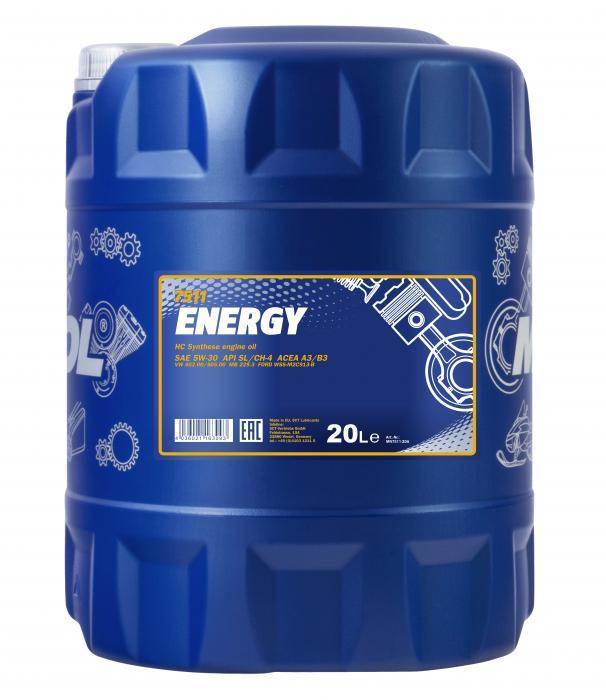 Mannol MN7511-20 Engine oil Mannol 7511 Energy 5W-30, 20L MN751120