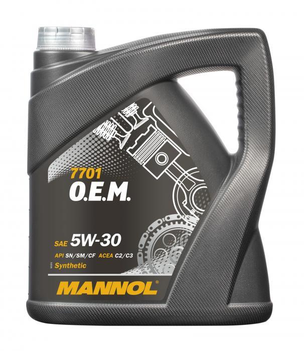 Mannol MN7701-4 Engine oil Mannol 7701 O.E.M. 5W-30, 4L MN77014