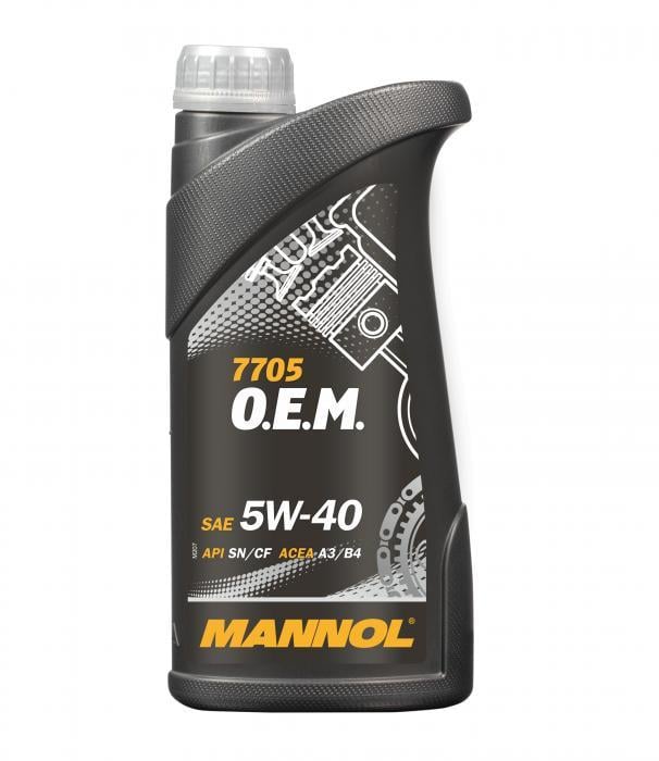 Mannol MN7705-1 Engine oil Mannol 7705 O.E.M. for Renault Nissan 5W-40, 1L MN77051
