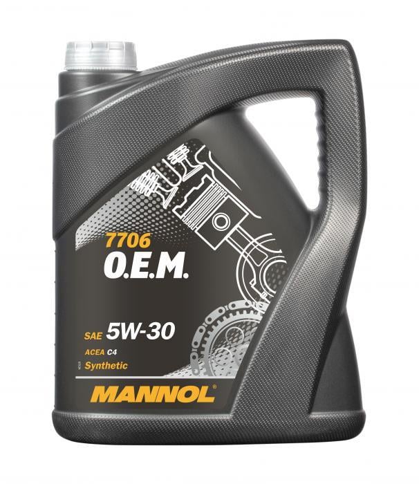 Mannol MN7706-5 Engine oil Mannol 7706 O.E.M. 5W-30, 5L MN77065