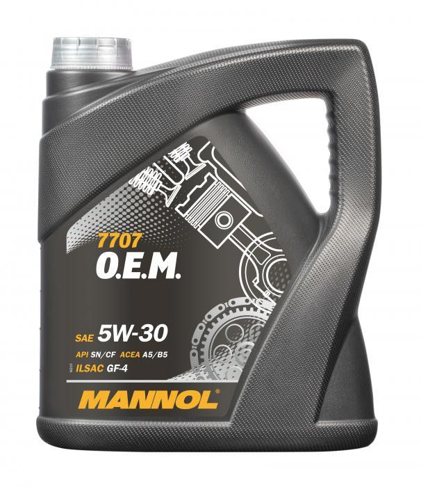 Mannol MN7707-4 Engine oil Mannol 7707 O.E.M. for Ford Volvo 5W-30, 4L MN77074