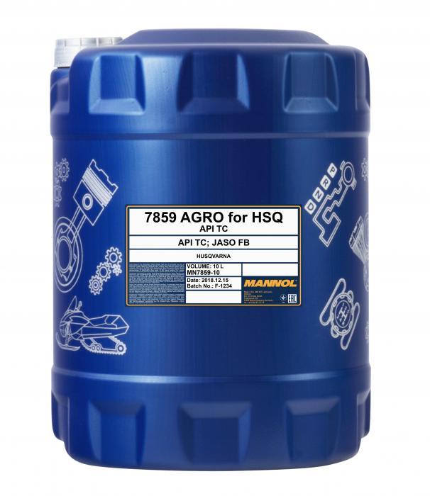 Mannol MN7859-10 Motor oil MANNOL 7859 Agro HSQ API TC, JASO FB, 10 l MN785910