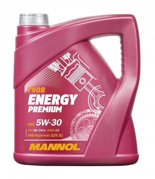Mannol MN7908-4 Engine oil Mannol 7908 Energy Premium 5W-30, 4L MN79084