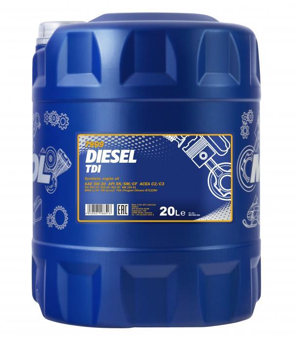 Mannol MN7909-20 Engine oil Mannol 7909 Diesel TDI 5W-30, 20L MN790920