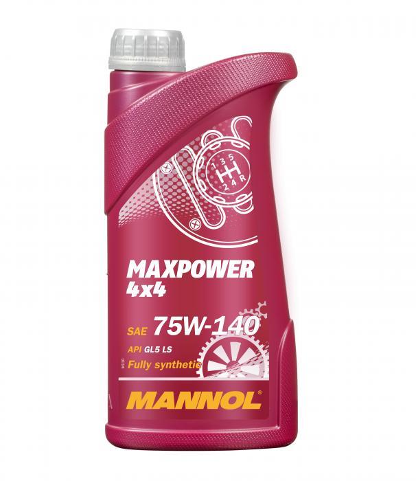 Mannol MN8102-1 Transmission oil MANNOL 8102 Maxpower 4x4 75W-140 API GL-5 LS, 1 l MN81021