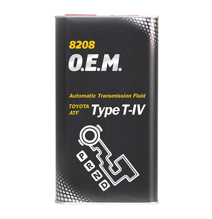 Mannol MN8208-4ME Transmission oil Mannol 8208 O.E.M. ATF Type T-IV, 4L MN82084ME MN82084ME Mannol Transmission oil Mannol 8208 O.E.M. ATF Type T-IV, 4L