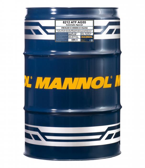 Mannol MN8212-DR Transmission oil MANNOL 8212 ATF AG55, 208 l MN8212DR