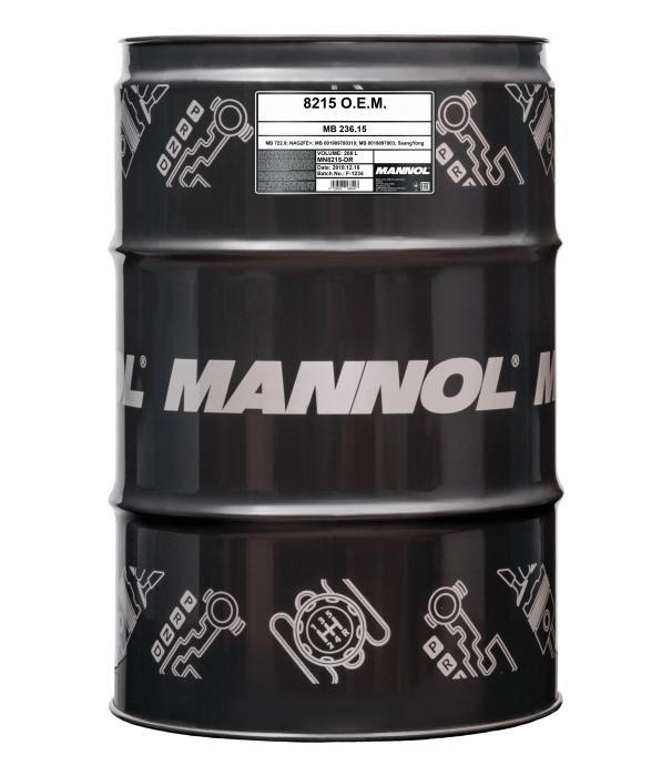 Mannol MN8215-DR Transmission oil MANNOL 8215 O.E.M. 236.15, 208 l MN8215DR