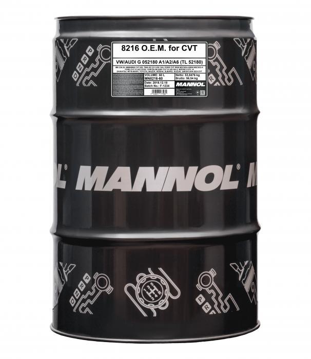 MN821660 Mannol Transmission oil Mannol 8216 O.E.M. for CVT, 60L