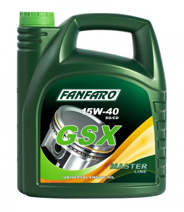 Fanfaro FF6401-4 Engine oil FanFaro GSX 15W-40, 4L FF64014