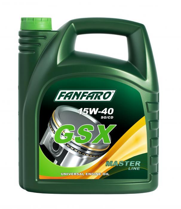 Fanfaro FF6401-5 Engine oil FanFaro GSX 15W-40, 5L FF64015
