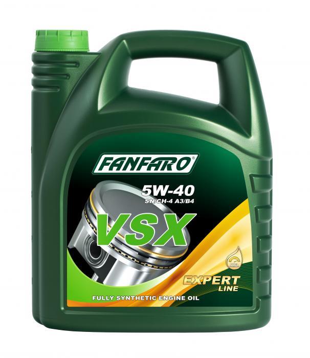 Engine oil FanFaro VSX 5W-40, 5L Fanfaro FF6702-5