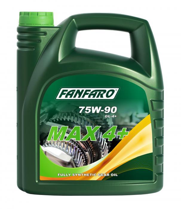 Transmission oil FanFaro MAX 4+ 75W-90, 4 l Fanfaro FF8702-4