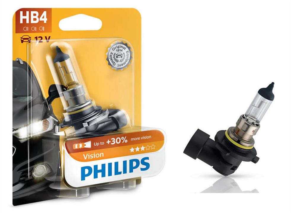 Philips Halogen lamp Philips Vision +30% 12V HB4 51W +30% – price 27 PLN