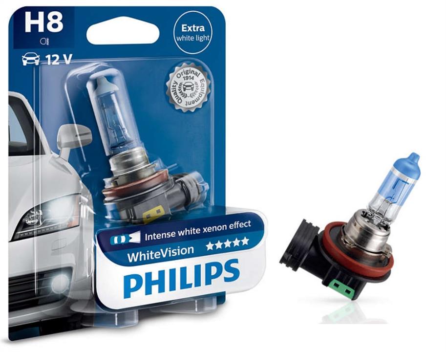 Philips 12360WHVB1 Halogen lamp Philips Whitevision 12V H8 35W 12360WHVB1