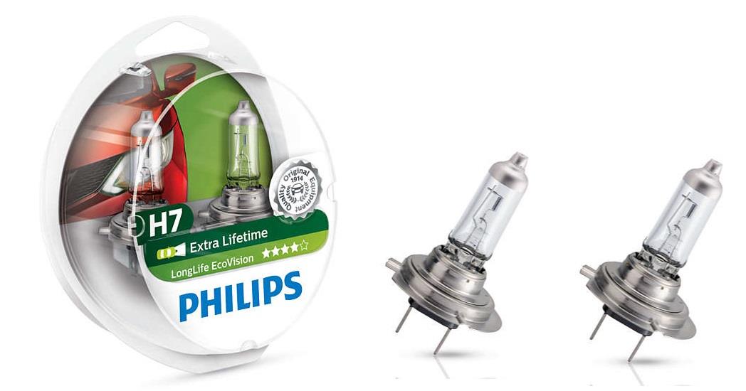 Philips 12972LLECOS2 Halogen lamp Philips Longlife Ecovision 12V H7 55W 12972LLECOS2