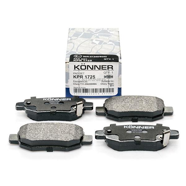 Könner KPR-1725 Brake Pad Set, disc brake KPR1725