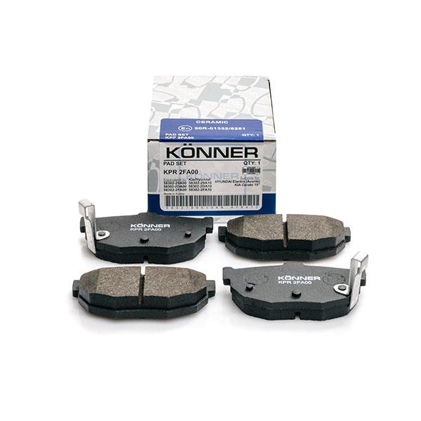 Könner KPR-2FA00 Brake Pad Set, disc brake KPR2FA00