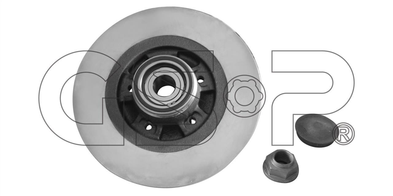 GSP 9230144K Rear brake disc, non-ventilated 9230144K