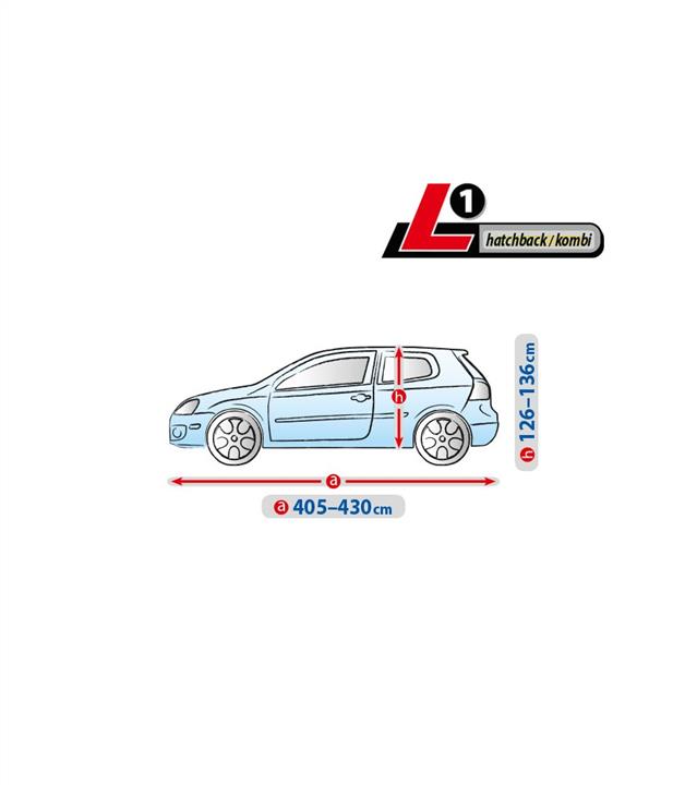 Kegel-Blazusiak Basic Garage Car Cover, L1 Kegel-Blazusiak 5-3956-241-3021