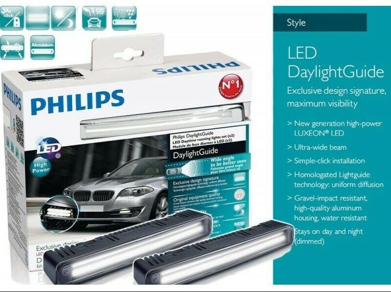 Philips 12825WLEDX1 Daytime Running Light Set 12825WLEDX1