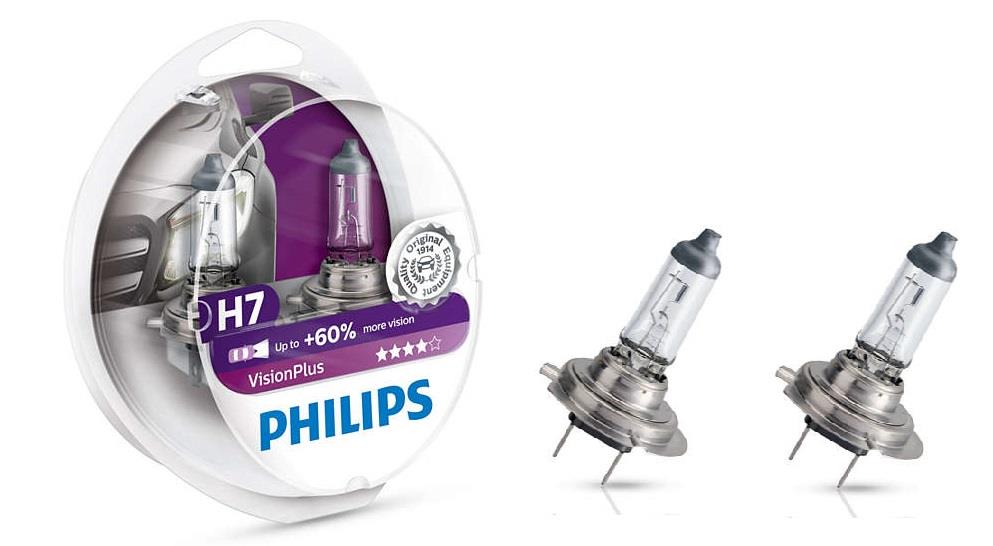 Philips Halogen lamp Philips Visionplus +60% 12V H7 55W +60% – price 63 PLN
