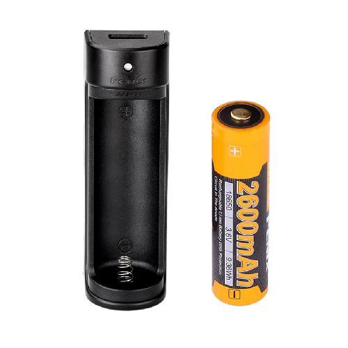 Fenix ARE-X12016 Charger ​​ARE-X1 + Battery 2600 mAh AREX12016