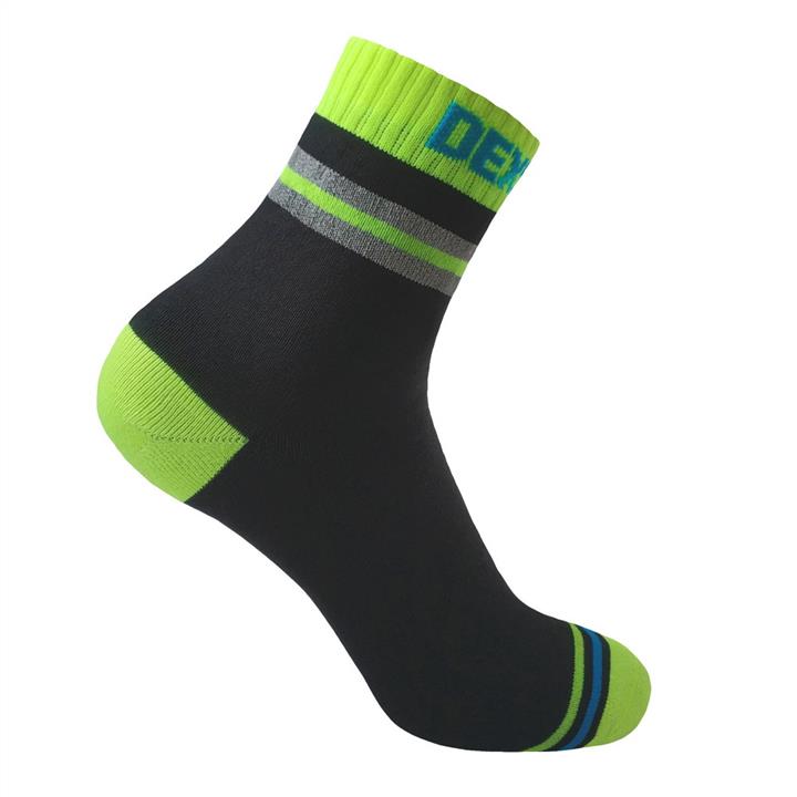 Dexshell DS648HVYS Waterproof socks Pro visibility Cycling S 36-38 with green stripe DS648HVYS
