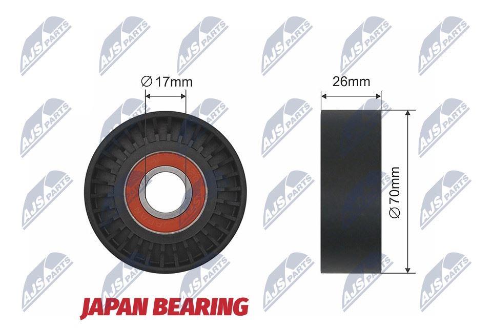 RNKFR007 NTY DRIVE BELT IDLER
