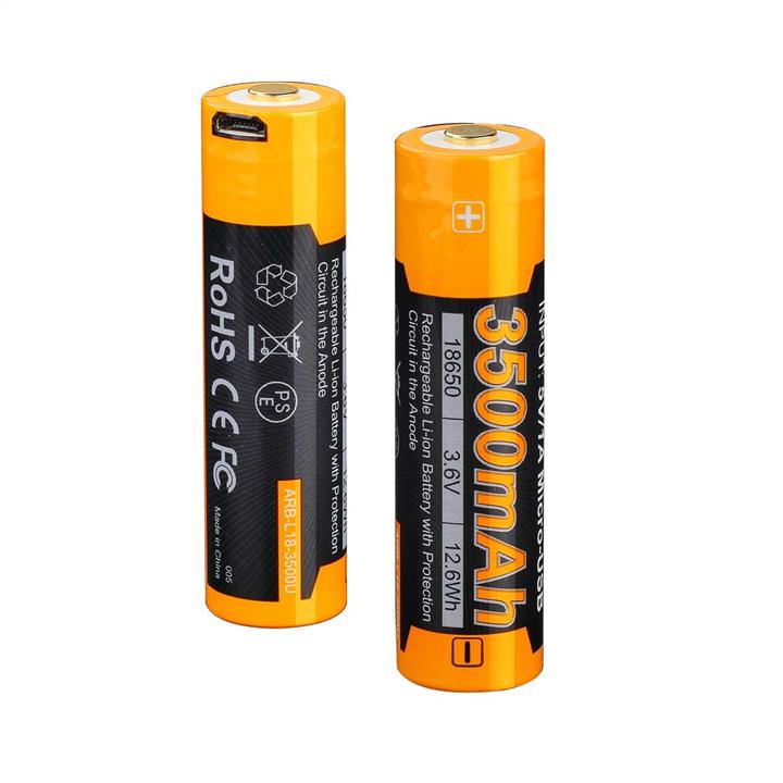 Fenix Battery 18650, 3500 mAh, Micro USB – price