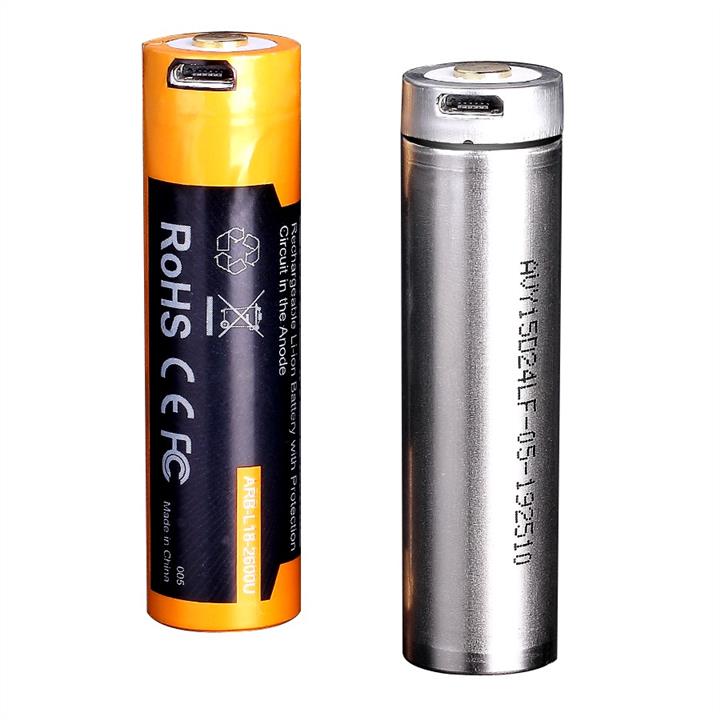 Battery 18650, 3500 mAh, Micro USB Fenix ARB-L18-3500U