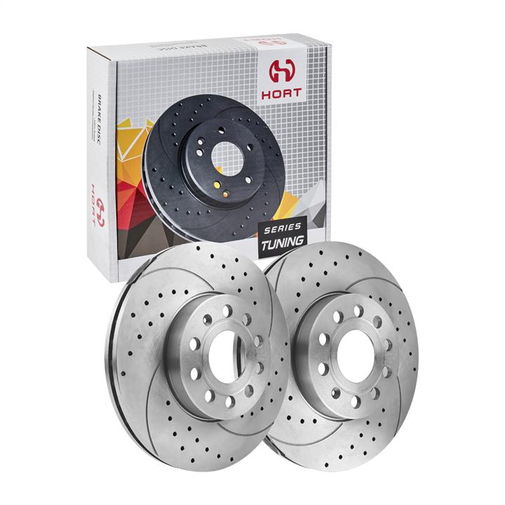 Hort HD8597 Front brake disc ventilated HD8597