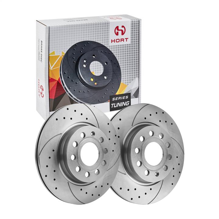 Hort HD8596 Front brake disc ventilated HD8596