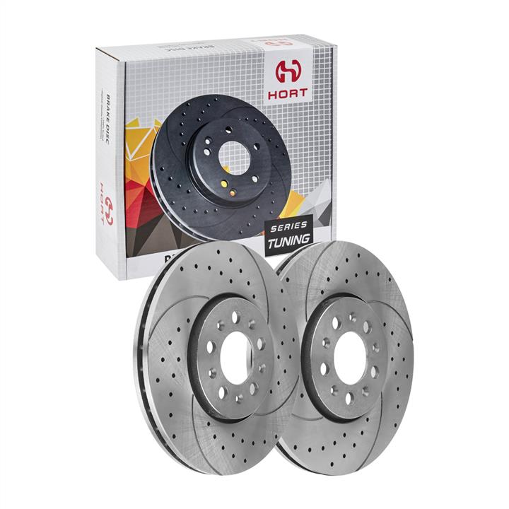Hort HD8594 Front brake disc ventilated HD8594