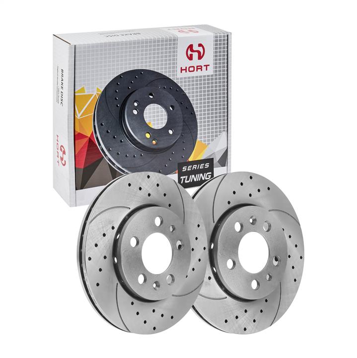 Hort HD8593 Front brake disc ventilated HD8593
