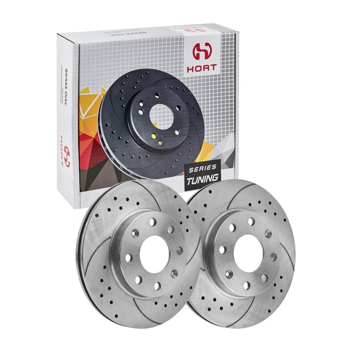 Hort HD8587 Front brake disc ventilated HD8587