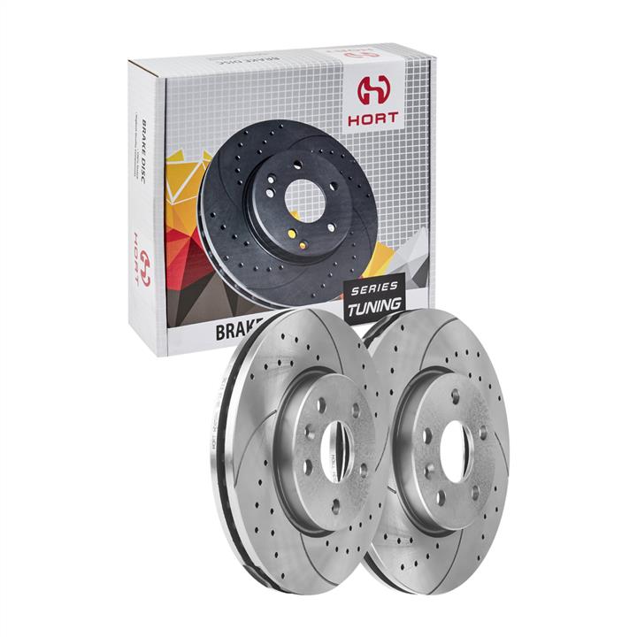 Hort HD8586 Front brake disc ventilated HD8586