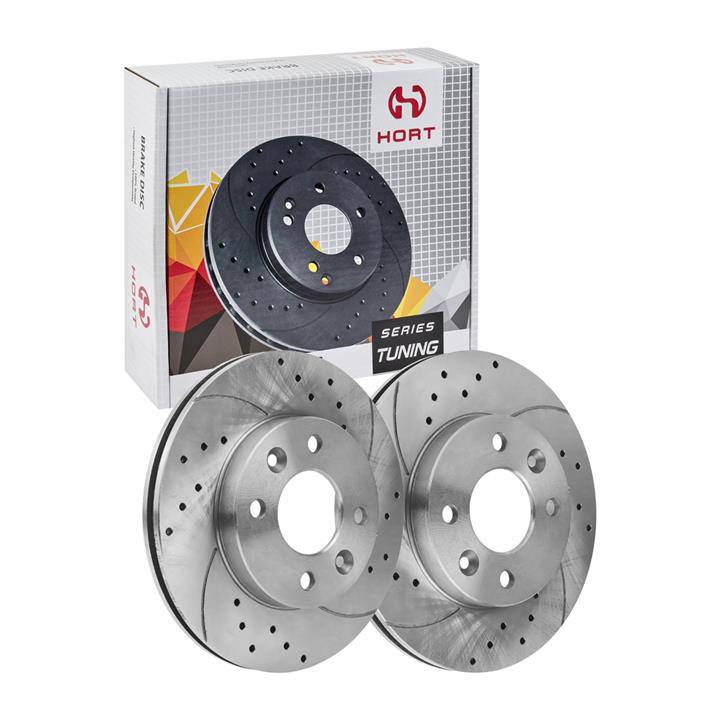 Hort HD8580 Front brake disc ventilated HD8580
