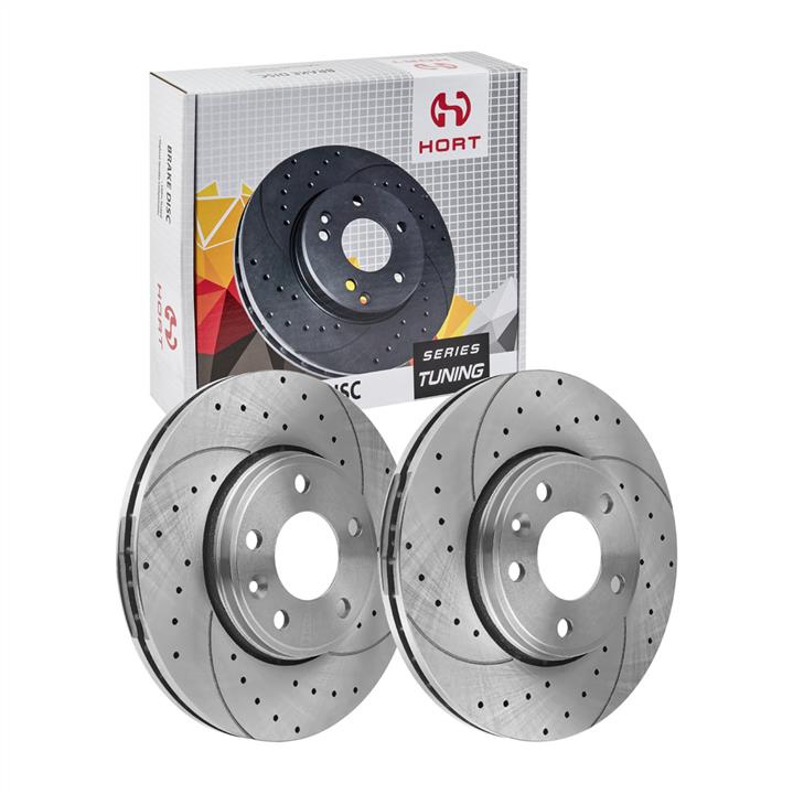 Hort HD8576 Front brake disc ventilated HD8576