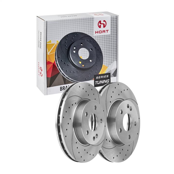 Hort HD8569 Front brake disc ventilated HD8569