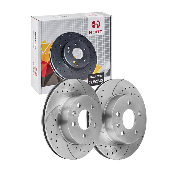 Hort HD8568 Front brake disc ventilated HD8568