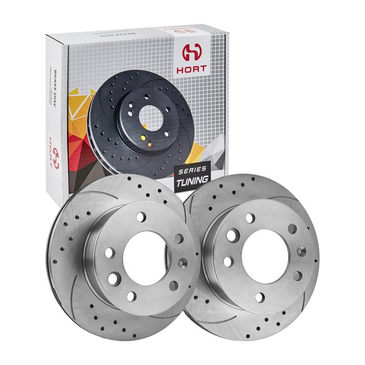 Hort HD8563 Front brake disc ventilated HD8563