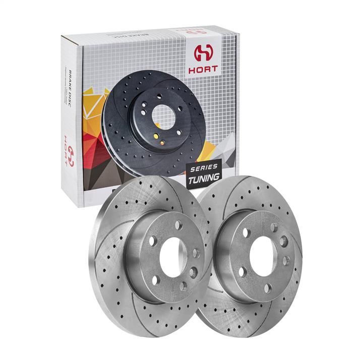 Hort HD8551 Unventilated front brake disc HD8551