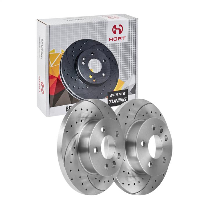 Hort HD8550 Unventilated front brake disc HD8550