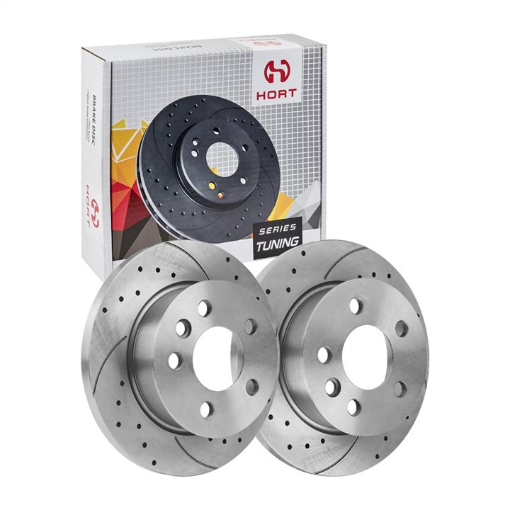 Hort HD8549 Unventilated front brake disc HD8549